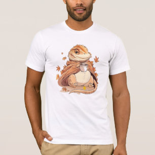 Dragon In A Blanket Shirt, Bearded Dragon Pumpkin  T-Shirt