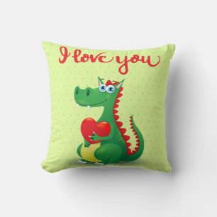Dragon in Love Cushion