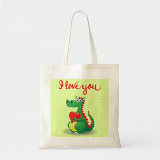 Dragon in Love Tote Bag