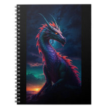 Dragon in Night Sky