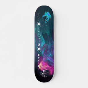 Dragon in Northern Lights Skateboard