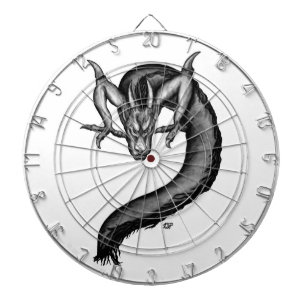 Dragon in Tattoo Style Dartboard