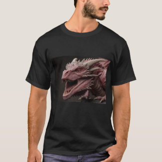 Dragon in textured mauve shades  T-Shirt