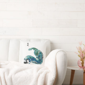 Dragon in the Waves – Abstract Ocean Energy Cushion