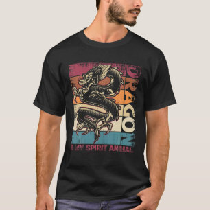 Dragon Is My Spirit Animal Imagine Dragons Vinta T-Shirt