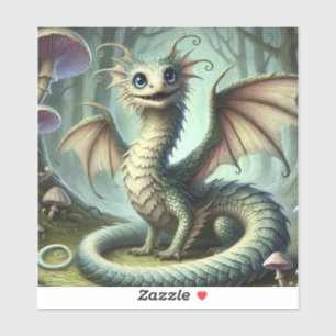 Dragon Jabberwocky Cute Fantasy Creature Art