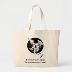 Dragon Ketchup 1 Large Tote Bag