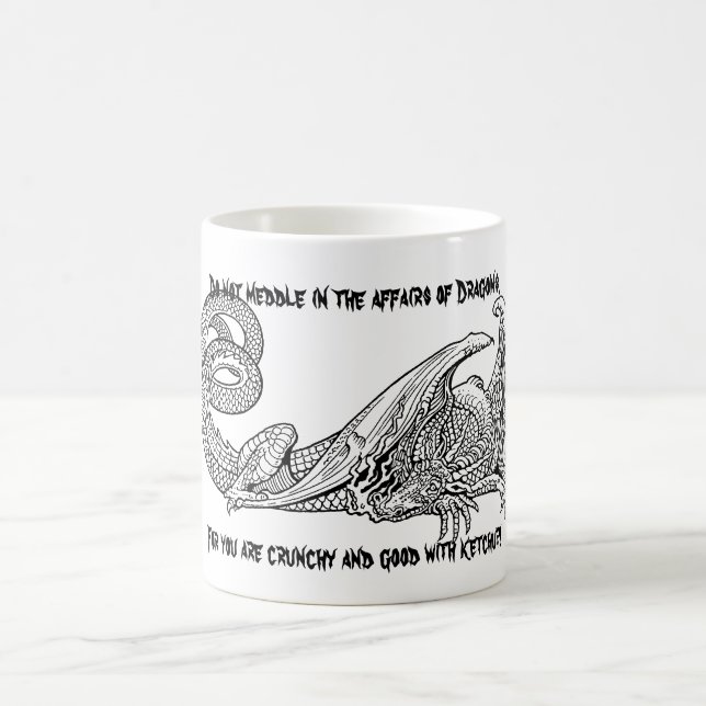 Dragon Ketchup 2 Coffee Mug (Center)