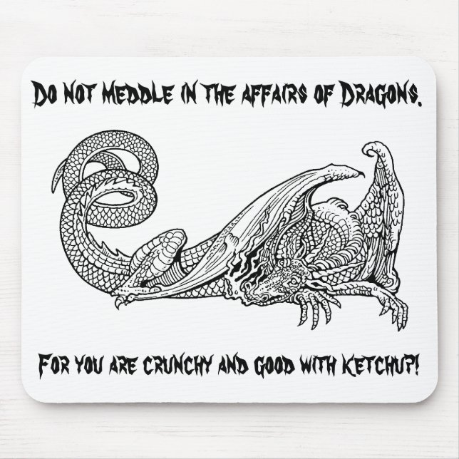 Dragon Ketchup 2 Mouse Mat (Front)