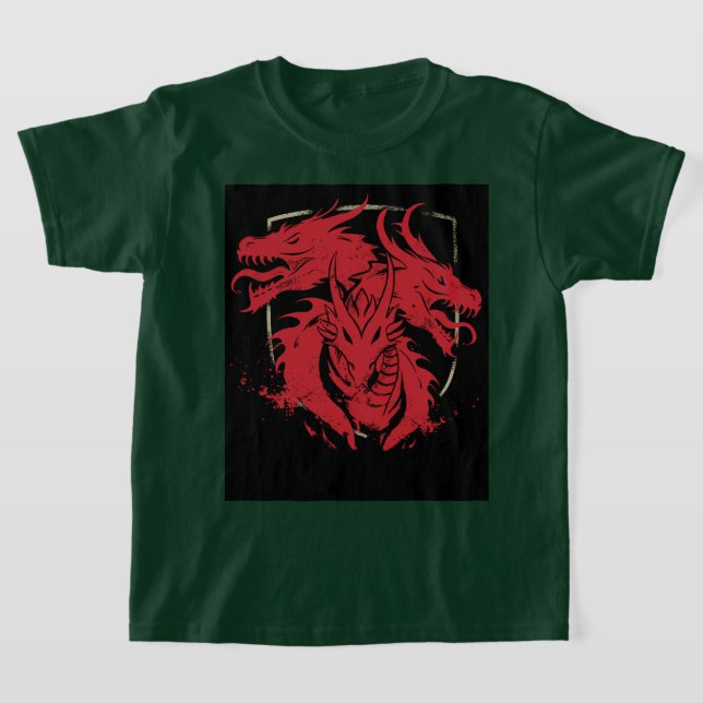 Dragon Kids' Basic T-Shirt (Laydown)