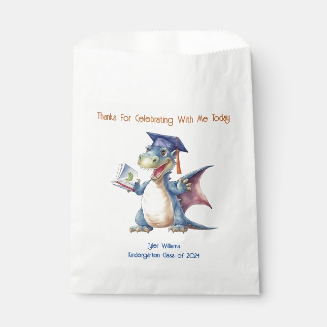 Dragon Kindergarten Graduate Favour Bags (Front)
