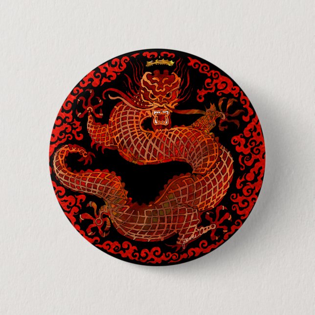 Dragon King Button (Front)