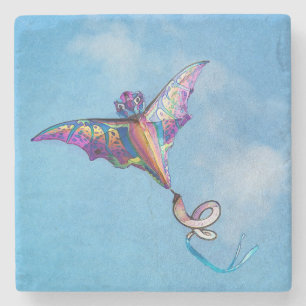 Dragon Kite Cutting Board Stone Coaster