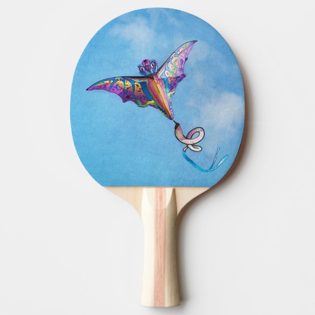 Dragon Kite Digital Art Ping Pong Paddle (Front)