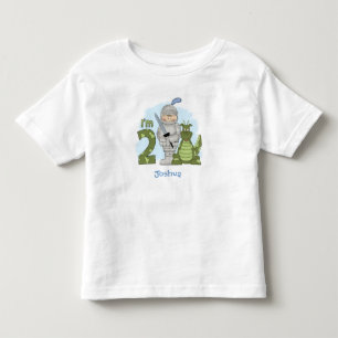 Dragon Knight 2nd Birthday Personalised Toddler T-Shirt