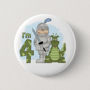 Dragon Knight 4th Birthday 6 Cm Round Badge