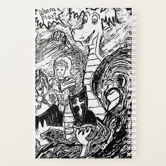 Dragon & Knight: A Playful Adventure Planner (Back)