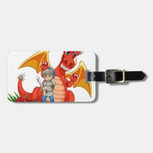 Dragon knight luggage tag