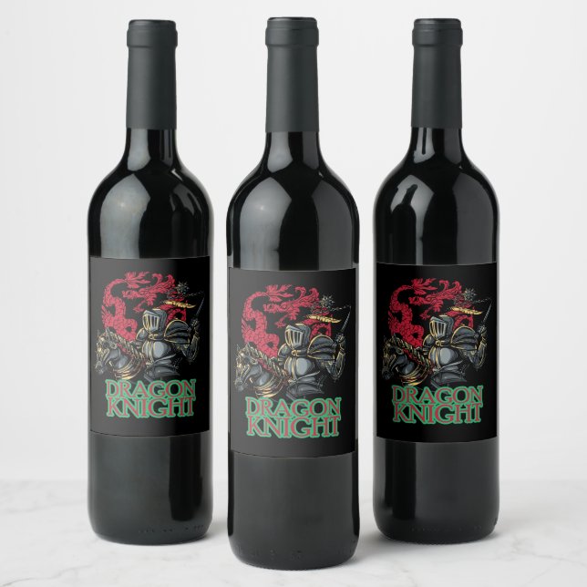 Dragon knight wine label (Bottles)