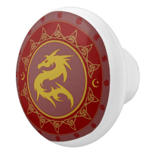 Dragon Knot 7 Ceramic Knob