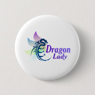 Dragon Lady 6 Cm Round Badge