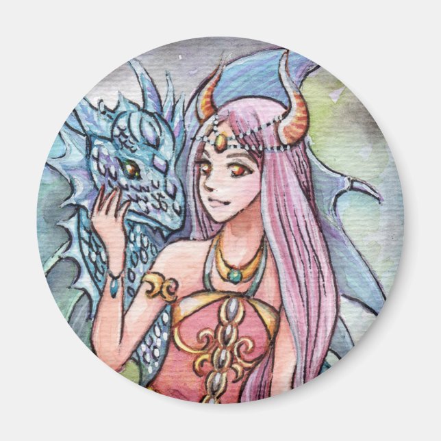 Dragon Lady Magnet (Front)