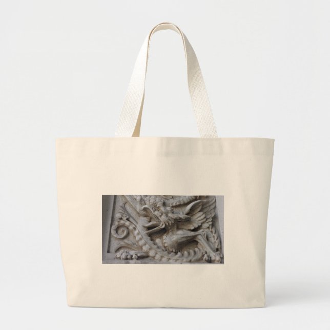 Dragon! Large Tote Bag (Front)