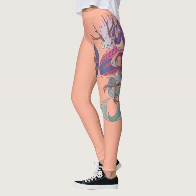 Dragon, lay leggings (Left)