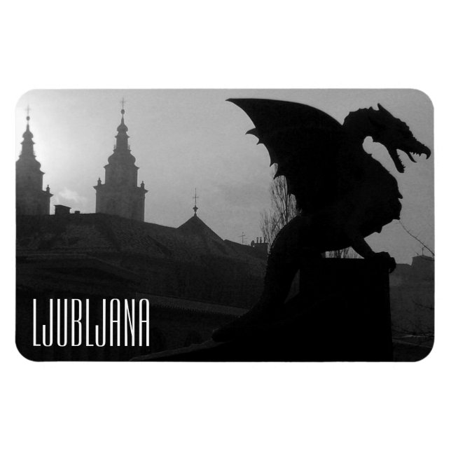 dragon ljubljana bridge magnet (Horizontal)