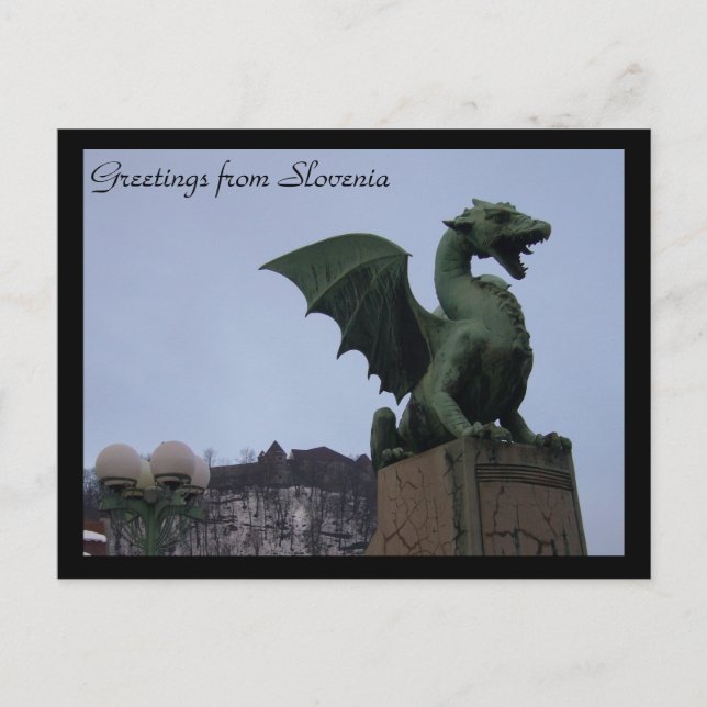 dragon ljubljana postcard (Front)