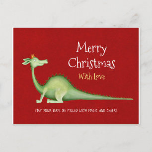 Dragon Looking Back Postcard