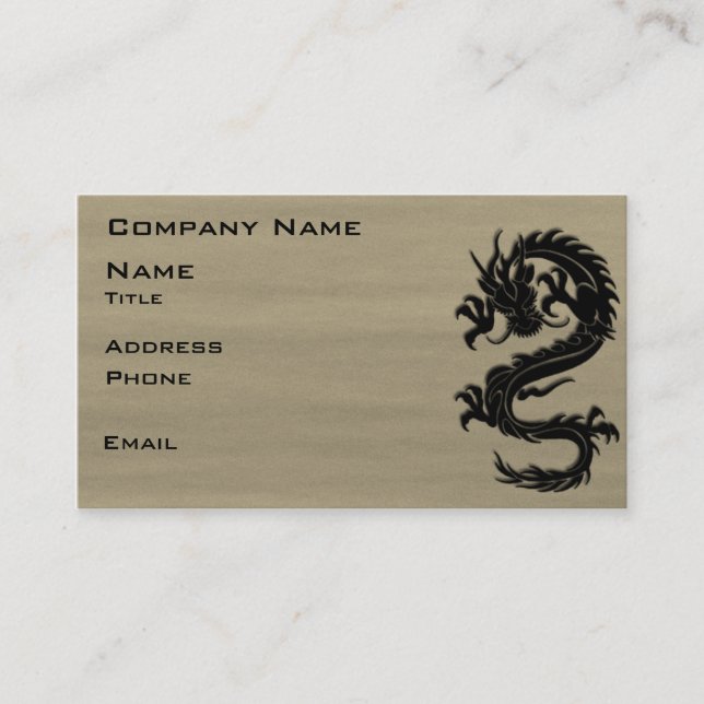 Dragon Love 1 Business Card (Front)