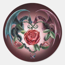 Dragon Love Envelope Seals