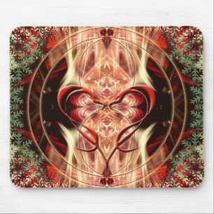 Dragon Love Heart Connection Mousepad