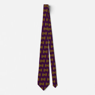 DRAGON LOVE ,Purple Tie