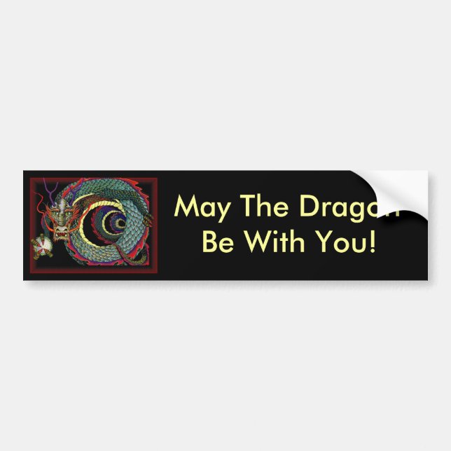 Dragon Luck Mall Bumper Sticker (Front)