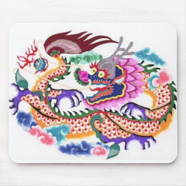Dragon Luck Mall Mouse Mat (Front)
