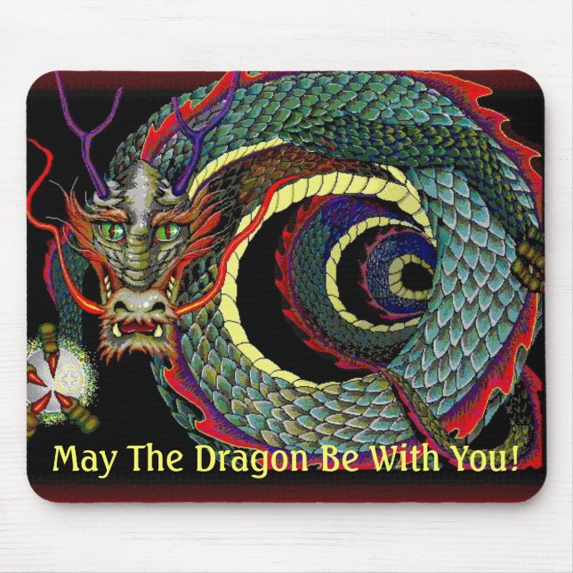 Dragon Luck Mall Mouse Mat (Front)
