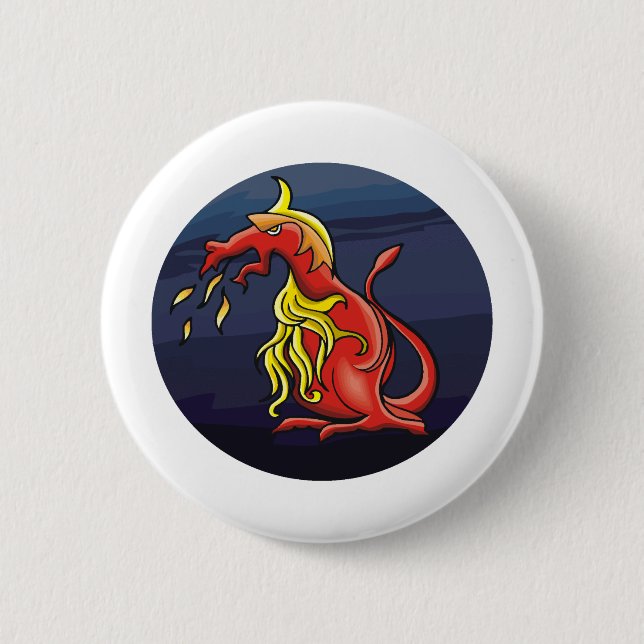 Dragon Magic 3 6 Cm Round Badge (Front)