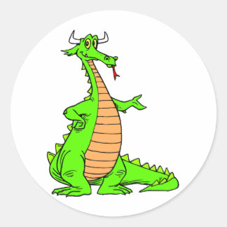 Dragon Magic 44 Classic Round Sticker