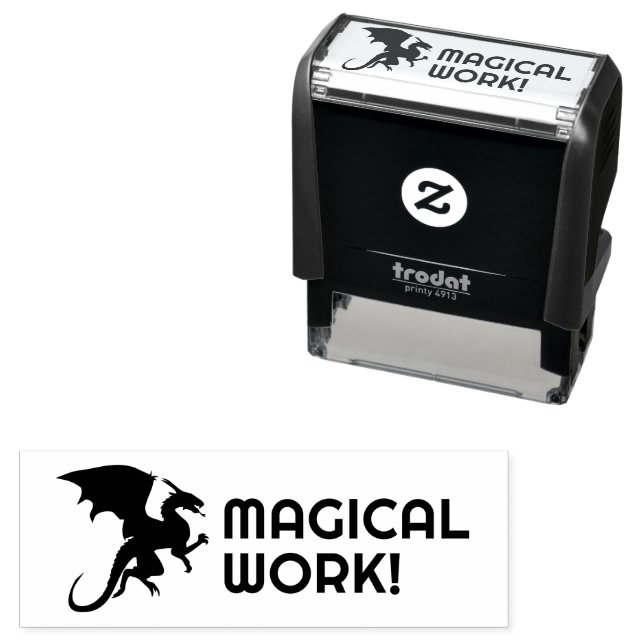 Dragon Magical Work Self-Inking Stamp (In Situ)