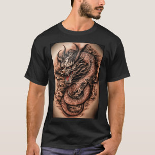"Dragon Majesty: A Chinese Ink Symphony" T-Shirt