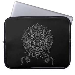Dragon Mandala Tattoo Design Laptop Sleeve