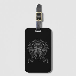 Dragon Mandala Tattoo Design Luggage Tag
