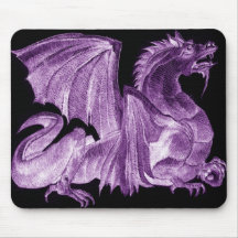 Dragon Master Purple Mousepad