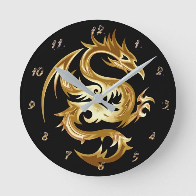 Dragon Medium Wall Clock (Front)