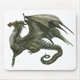 dragon merged mouse mat