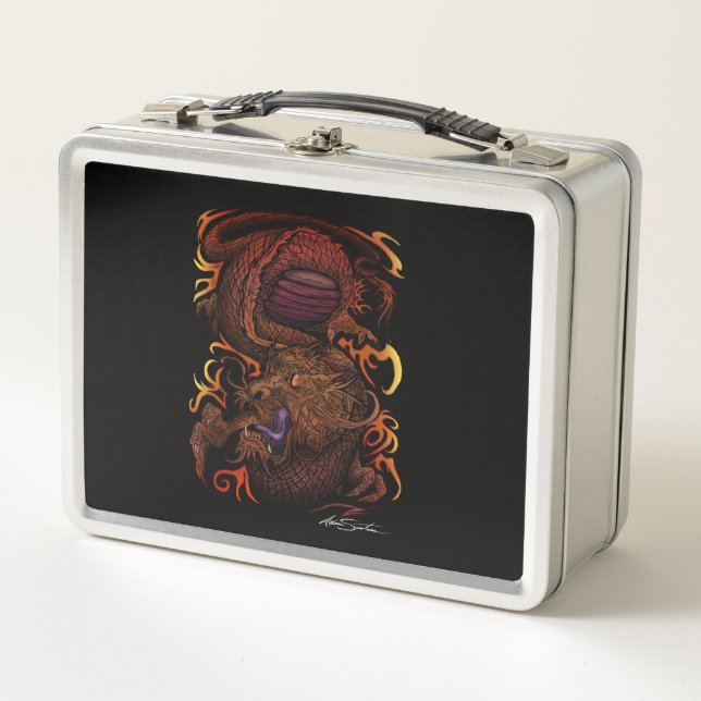Dragon Metal Lunch Box (Front)