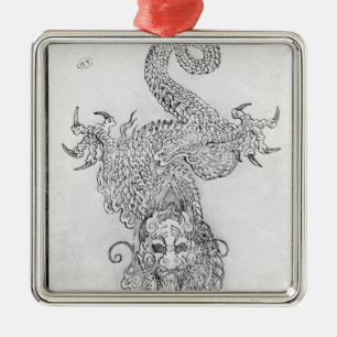 Dragon Metal Tree Decoration