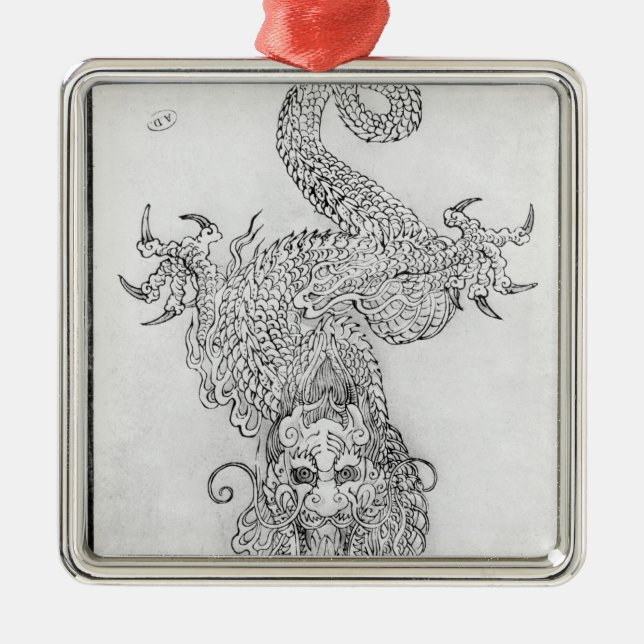 Dragon Metal Tree Decoration (Front)